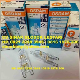 Lampu Halogen Osram G9 Halopin Capsule 20W 230V Lampu Halogen Osram G9 Halopin Capsule 20W 230V